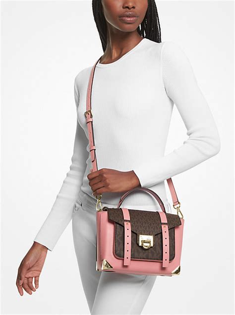 michael kors fake satchel|michael kors manhattan leather satchel.